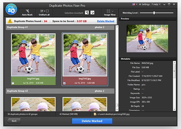Duplicate Photos Fixer Pro - Screen Shot