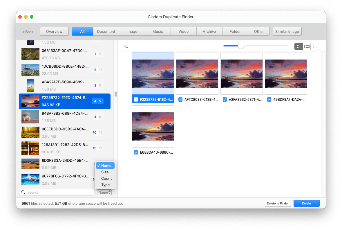 Cisdem Duplicate Finder for macOS – screenshot