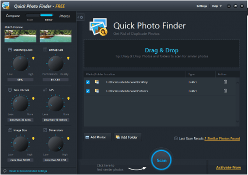 Quick Photo Finder - Screen Shot