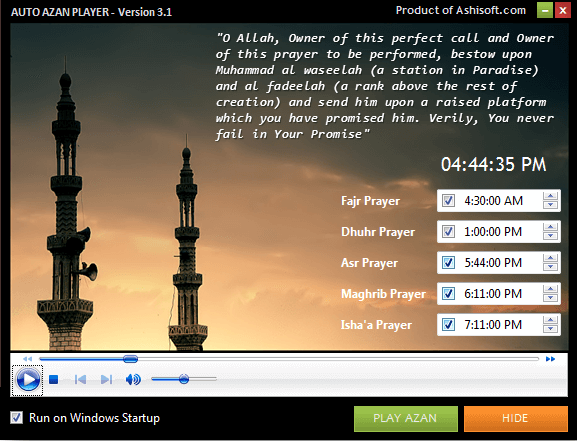 adhan salat gratuit pc